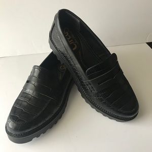 ✴️NEW✴️Circus by Sam Edelman Croc Embossed Lug Sole Loafer. Size 9